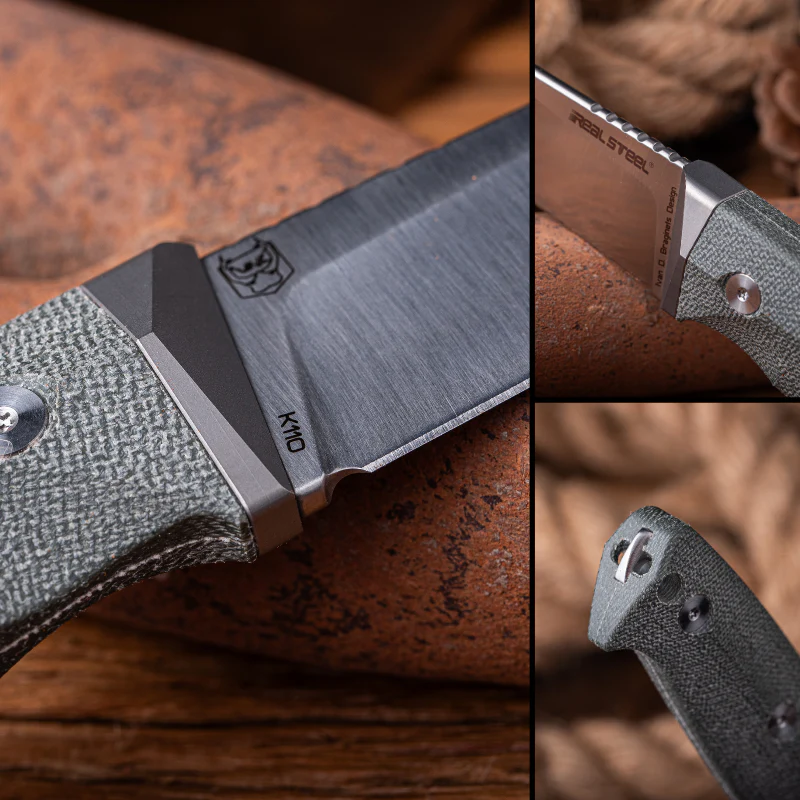 Black Thorn | Titanium Bolster & Micarta | Intergrated Glass Breaker - Image 13