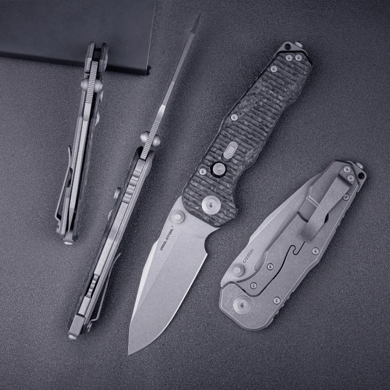 Evolution | S35VN | Titanium & Carbon Fiber - Image 3