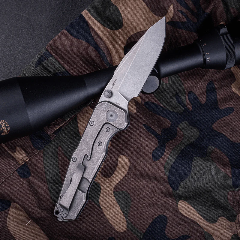 Evolution | S35VN | Titanium & Carbon Fiber - Image 5