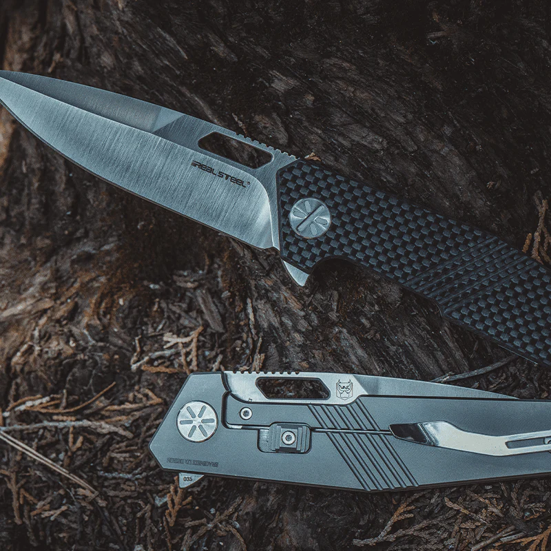 Havran | S35VN | Carbon Fiber & Titanium Frame - Image 3