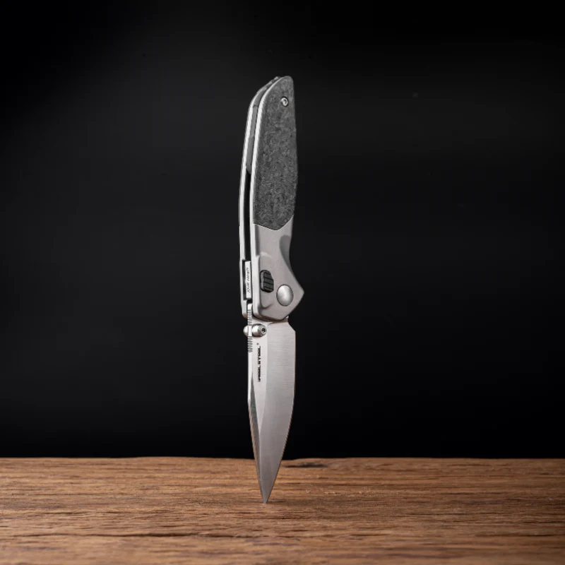 Hoeft | S35VN | Titanium & Shred Carbon Fiber - Image 3