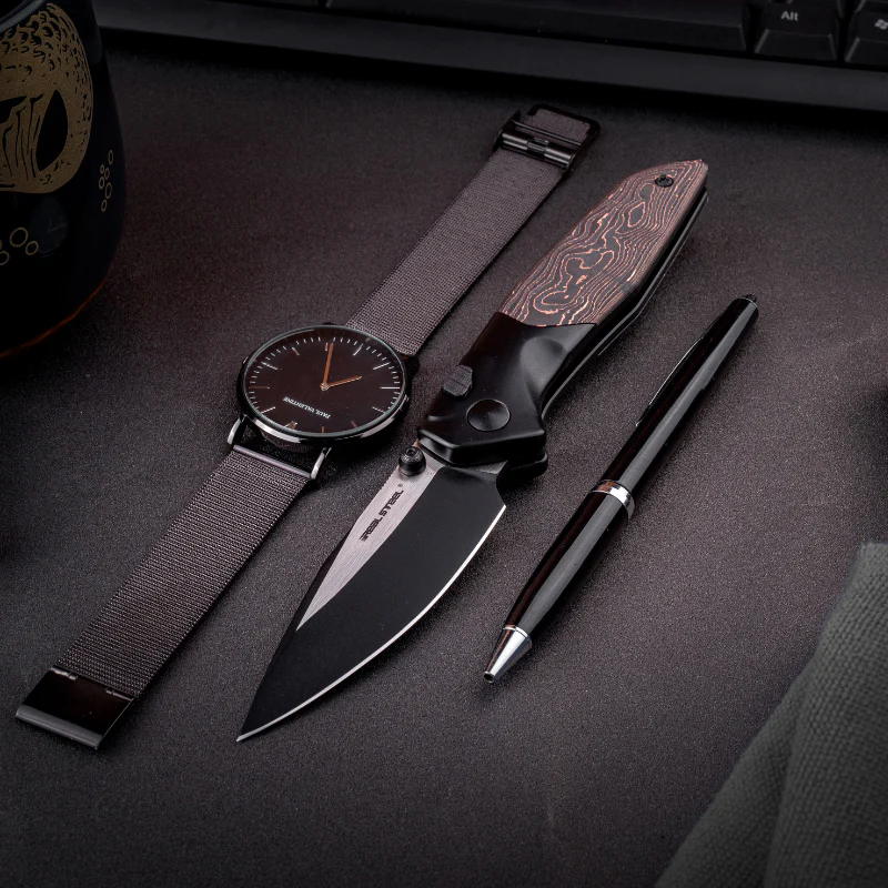 Hoeft | S35VN | Titanium & Metal Foil Carbon Fiber - Image 3