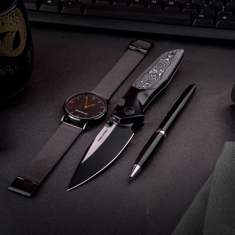 Hoeft | S35VN | Titanium & Metal Foil Carbon Fiber - Image 8