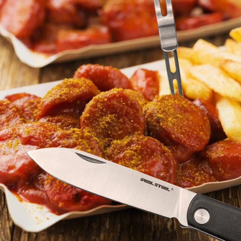 Real Barlow RB-1 Drop Point | Pocket Clip with Fork - Image 3