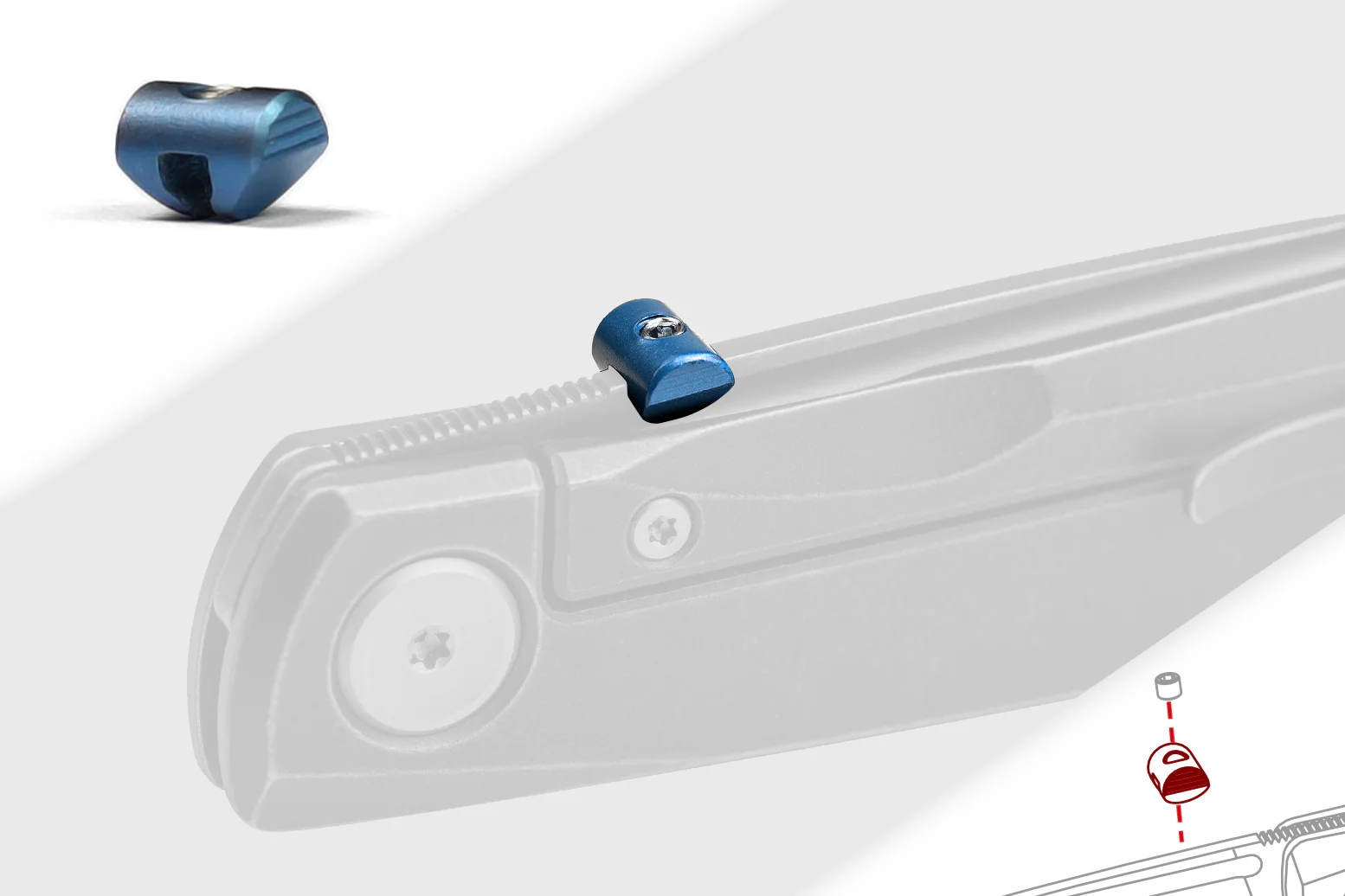 Detachable Thumb Stud | TC4 - Image 3